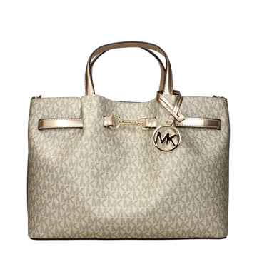 Michael Kors Gold Fabric Handbags
