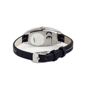 Time Force Black Leather Watch