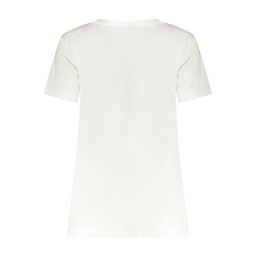 Guess Jeans White Cotton Tops & T-Shirt