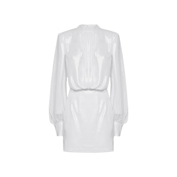 BLANCA VITA Abelia Laminated Mini Dress