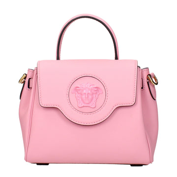 Versace Pink Leather Handbags