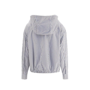 Prada Striped hooded Jacket