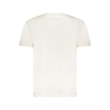 Tommy Hilfiger White Cotton Men T-Shirt