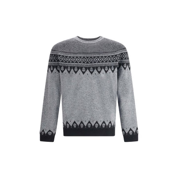 Alexander McQueen Jacquard pattern with skulls Sweater