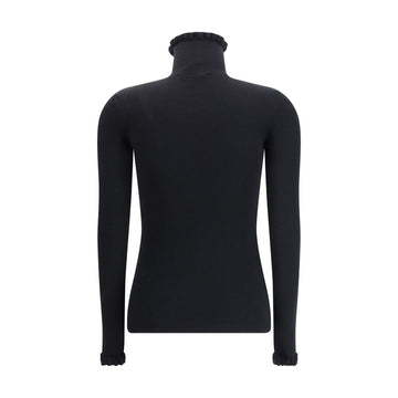 Valentino Wool Sweater with ruffled collar