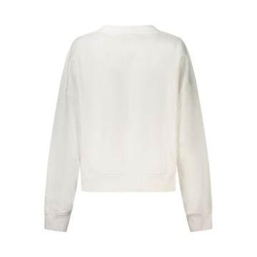 Guess Jeans White Cotton Sweater