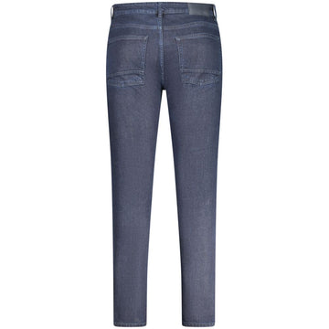 Hugo Boss Blue Cotton Men Jeans