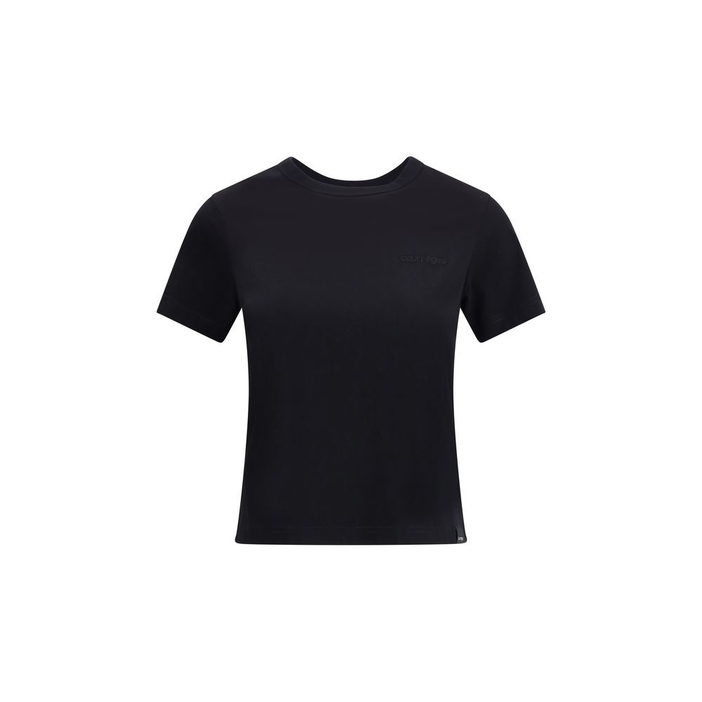Courrèges Embroidered logo T-Shirt