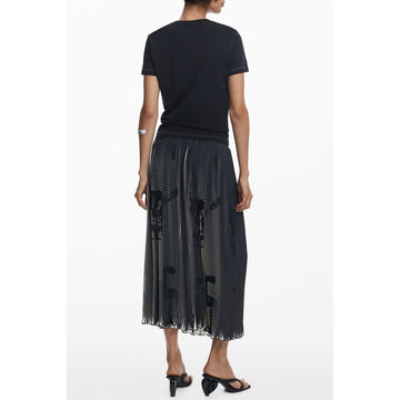 Desigual Black Cotton Women T-Shirt