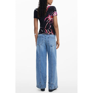 Desigual Black Viscose Women Top