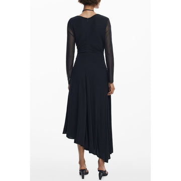 Desigual Black Polyester Women Dress