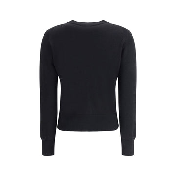 Ami Paris Ami De Coeur merino wool Cardigan