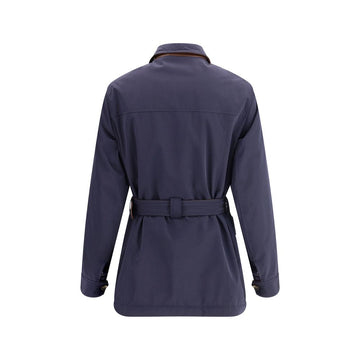 Brunello Cucinelli Membraned nylon saharan Jacket