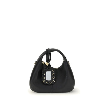 Ganni HOBO MINI GRAINED