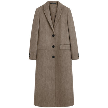 Made in Italy Brown Wool Jackets & Coat