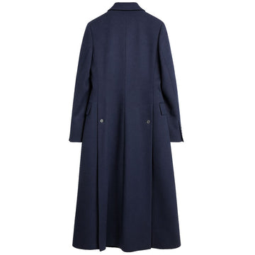 Made in Italy Blue Wool Jackets & Coat