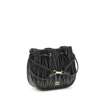 Miu Miu Matelassé nappa leather Pouch