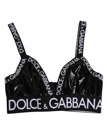 Dolce & Gabbana Black Polyester Soft Cup Brassiere Underwear