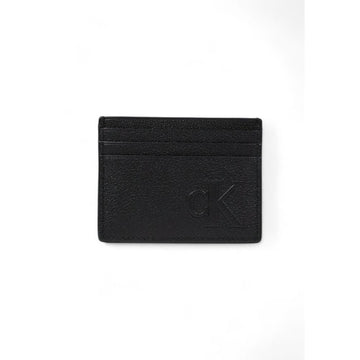 Calvin Klein Jeans Black Leather Cardholder