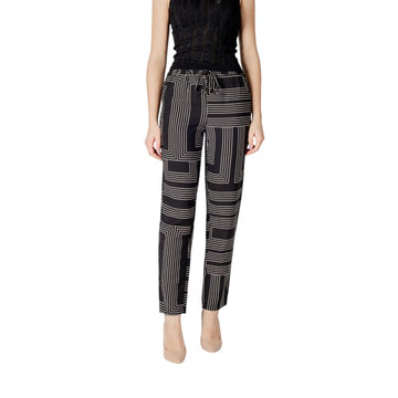 Jacqueline De Yong Black Viscose Pant