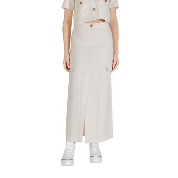 Jacqueline De Yong Bicolor Viscose Skirt