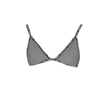 Karl Lagerfeld Black Elastane Swimwear