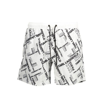 Karl Lagerfeld White Polyester Swimwear