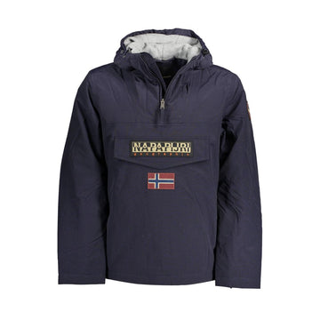 Napapijri Blue Polyamide Jackets & Coat