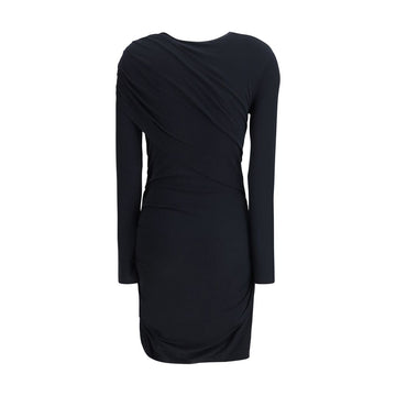 Marant Etoile Denise short dress in draped jersey