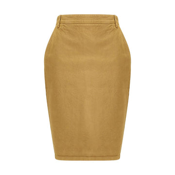Saint Laurent Denim Pencil Skirt