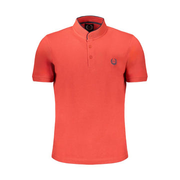 Gianmarco Venturi Red Cotton Polo Shirt